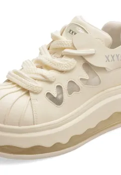 Pantofi sport GRYXX albi, 55177, din piele naturala imagine