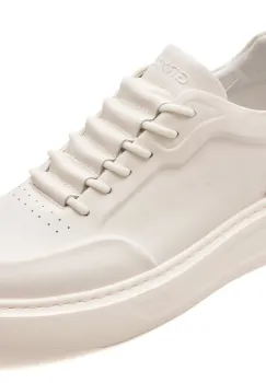 Pantofi sport GRYXX albi, 5618, din piele naturala imagine