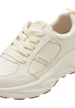 Pantofi sport GRYXX albi, 5622, din piele naturala imagine