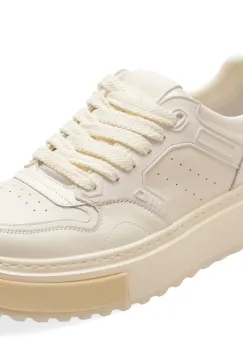 Pantofi sport GRYXX albi, 59938, din piele naturala imagine