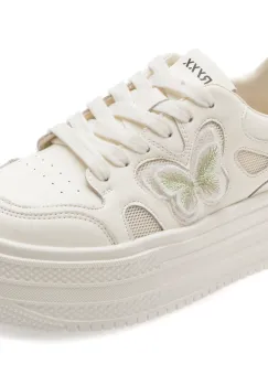 Pantofi sport GRYXX albi, 66027, din piele naturala imagine