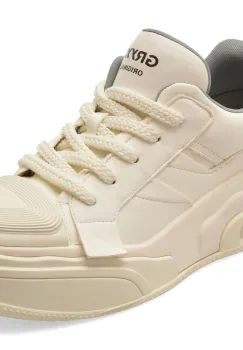 Pantofi sport GRYXX albi, 66608, din piele naturala imagine