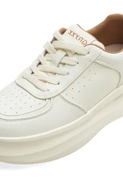 Pantofi sport GRYXX albi, 6811, din piele naturala imagine