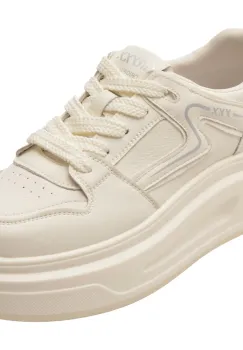 Pantofi sport GRYXX albi, 8219, din piele naturala imagine