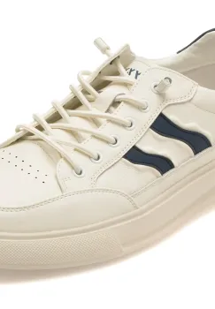 Pantofi sport GRYXX albi, 86282, din piele naturala imagine