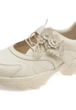 Pantofi sport GRYXX albi, 889, din piele naturala imagine