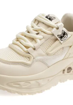 Pantofi sport GRYXX albi, 90592, din material textil imagine