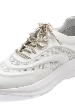 Pantofi sport GRYXX albi, 92241, din piele naturala imagine
