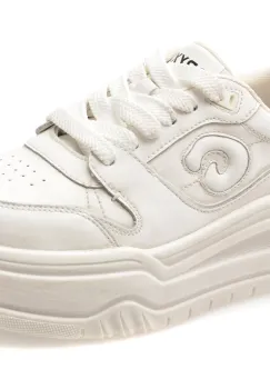 Pantofi sport GRYXX albi, 9353, din piele naturala imagine