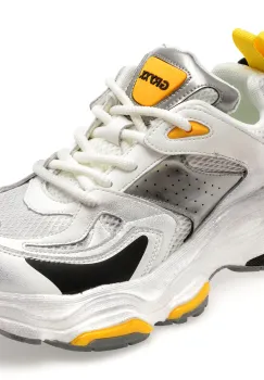 Pantofi sport GRYXX albi, BF101, din material textil imagine