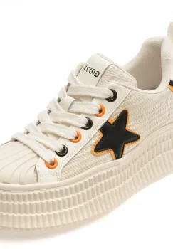 Pantofi sport GRYXX albi, M1181, din piele ecologica imagine