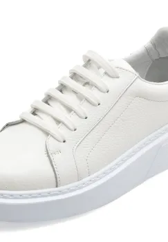 Pantofi sport GRYXX albi, MN2320, din piele naturala imagine