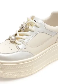 Pantofi sport GRYXX albi, XC0052, din piele naturala imagine