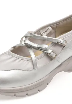 Pantofi sport GRYXX argintii, 11991, din material textil imagine