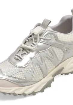 Pantofi sport GRYXX argintii, 161, din material textil si piele naturala imagine