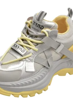 Pantofi sport GRYXX argintii, 5960, din material textil imagine