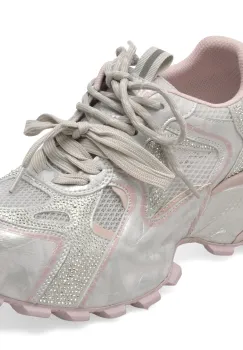 Pantofi sport GRYXX argintii, 5G873, din material textil imagine