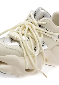 Pantofi sport GRYXX argintii, 80282, din piele ecologica imagine