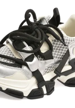 Pantofi sport GRYXX argintii, 8065, din material textil imagine