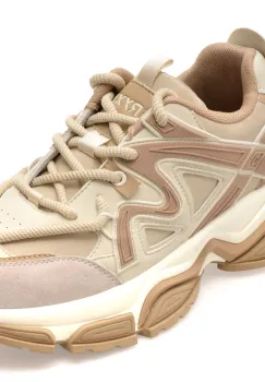 Pantofi sport GRYXX bej, 1006, din material textil si piele naturala imagine