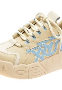 Pantofi sport GRYXX bej, 10201, din piele naturala imagine