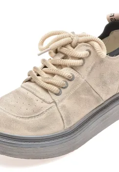 Pantofi sport GRYXX bej, 10221, din piele intoarsa imagine