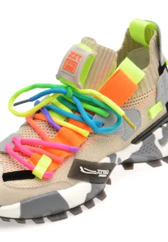 Pantofi sport GRYXX bej, 18159, din material textil imagine