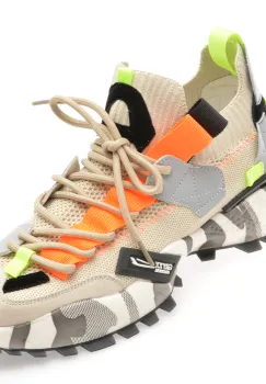 Pantofi sport GRYXX bej, 18159, din material textil imagine