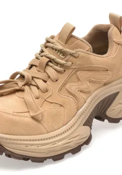 Pantofi sport GRYXX bej, 1899, din piele intoarsa imagine
