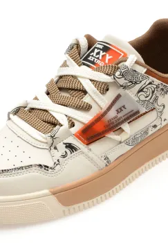 Pantofi sport GRYXX bej, 230413, din piele naturala imagine