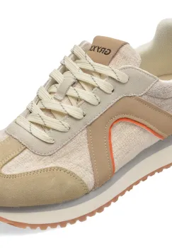 Pantofi sport GRYXX bej, 24294, din material textil si piele naturala imagine