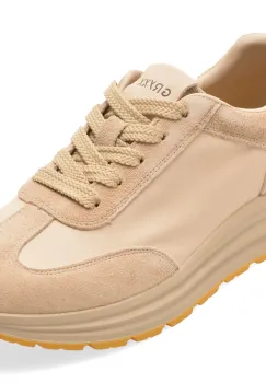 Pantofi sport GRYXX bej, 80108, din piele naturala imagine