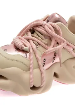 Pantofi sport GRYXX bej, 80282, din piele ecologica imagine