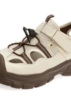 Pantofi sport GRYXX bej, 85183, din piele naturala imagine