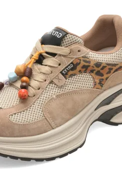 Pantofi sport GRYXX bej, 9052, din nabuc imagine