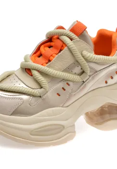 Pantofi sport GRYXX bej, 90861, din piele ecologica imagine