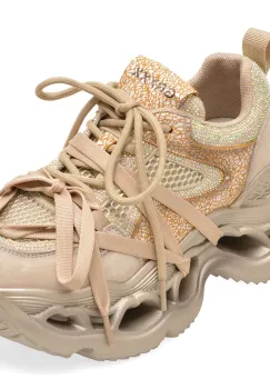 Pantofi sport GRYXX bej, Q2552, din material textil si piele naturala imagine