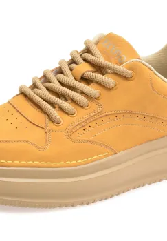 Pantofi sport GRYXX galbeni, 251219, din piele naturala imagine