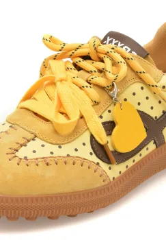 Pantofi sport GRYXX galbeni, 9111, din piele ecologica imagine