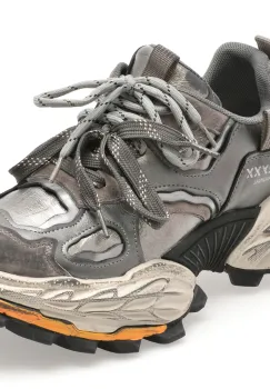 Pantofi sport GRYXX gri, 10165, din piele naturala imagine