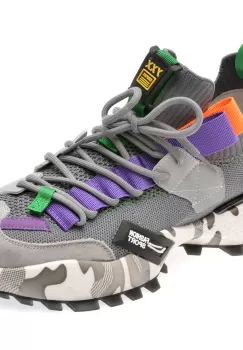 Pantofi sport GRYXX gri, 18159, din material textil imagine