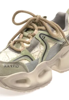Pantofi sport GRYXX gri, 30373, din piele naturala imagine