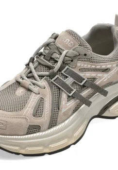 Pantofi sport GRYXX gri, 8891, din material textil si piele naturala imagine