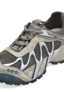 Pantofi sport GRYXX gri, 9062, din piele naturala imagine