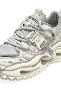 Pantofi sport GRYXX gri, 9078, din piele ecologica imagine