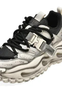 Pantofi sport GRYXX gri, 9078, din piele ecologica imagine