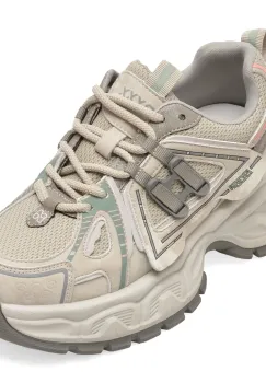 Pantofi sport GRYXX gri, 909, din material textil si piele naturala imagine