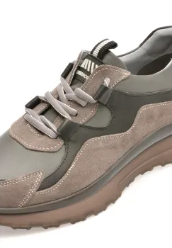 Pantofi sport GRYXX gri, ED003, din piele naturala imagine