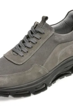 Pantofi sport GRYXX gri, MS2001, din nabuc imagine