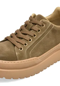 Pantofi sport GRYXX kaki, 1352, din piele intoarsa imagine